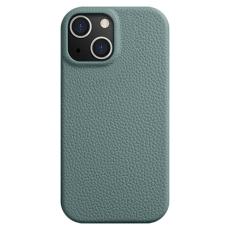Melkco - MELKCO Mobilskal till iPhone 15 Plus &Auml;kta L&auml;der Belagt PC Bl&aring;