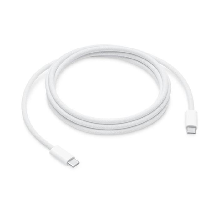 Apple - Apple USB-C till USB-C kabel MU2G3ZM/A 240W 5A 2m - Vit