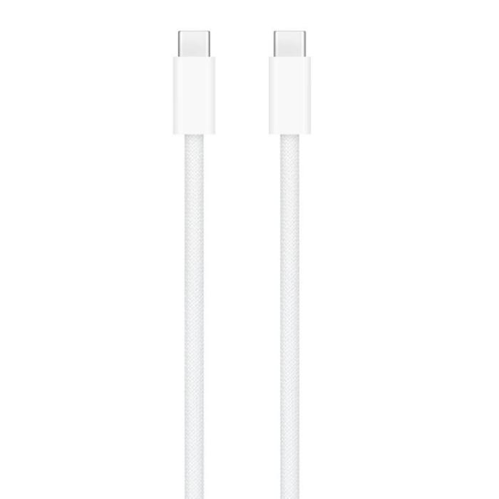 Apple - Apple USB-C till USB-C kabel MU2G3ZM/A 240W 5A 2m - Vit