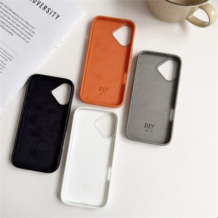 A-One Brand - iPhone 17 Mobilskal NFC DIY Customized HD Smart E-Ink - Vit