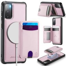 OEM - JEEHOOD Samsung Galaxy S20 FE Fodral Konstl&auml;der - Rosa