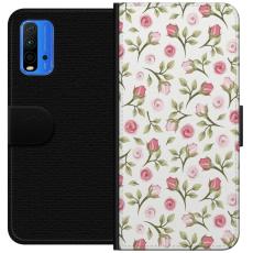 iSecrets - Plånboksfodral till Xiaomi Redmi Note 9 4G med Blommigt