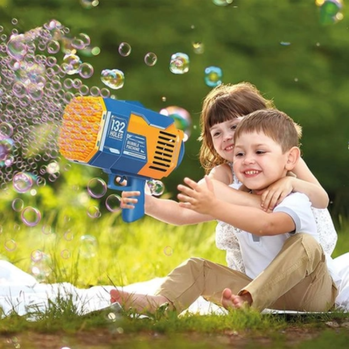 OEM - Bazooka Bubble® Blå Raketformad Bubbelmaskin för Barn