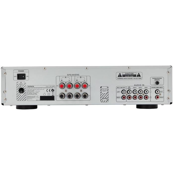 AIWA - Aiwa Förstärkare med Bluetooth 2 x 60 Watt RMS - Silver