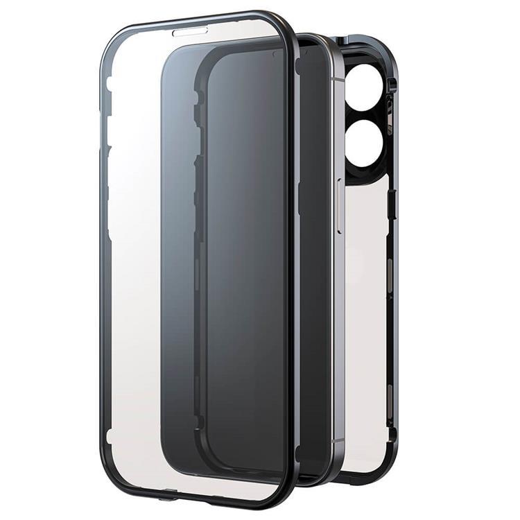 Black Rock iPhone 15 Pro Mobilskal 360 Degree - Svart/Clear | 2353 | AlltMobil