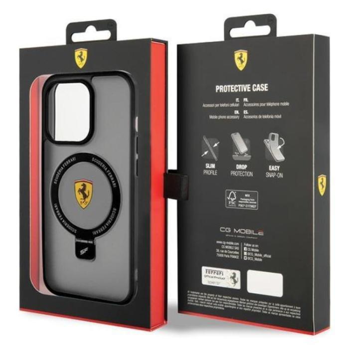 Ferrari - Ferrari iPhone 15 Mobilskal Magsafe Ring Stand 2023 Collection