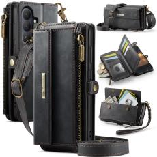 Caseme - CaseMe Pl&aring;nboksfodral f&ouml;r Samsung Galaxy S26 Konstl&auml;der RFID - Svart