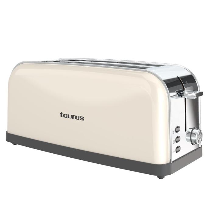 Taurus - TAURUS Brödrost Vintage Cream Långt Fack
