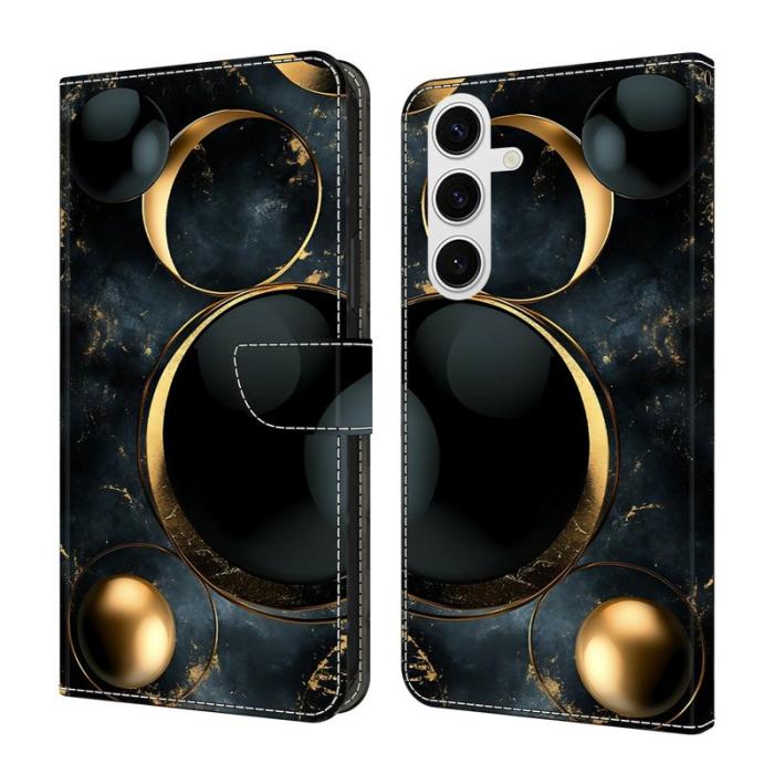 OEM - Plånboksfodral för Samsung Galaxy S26 Fällbart Ställ - Konstläder - Guld