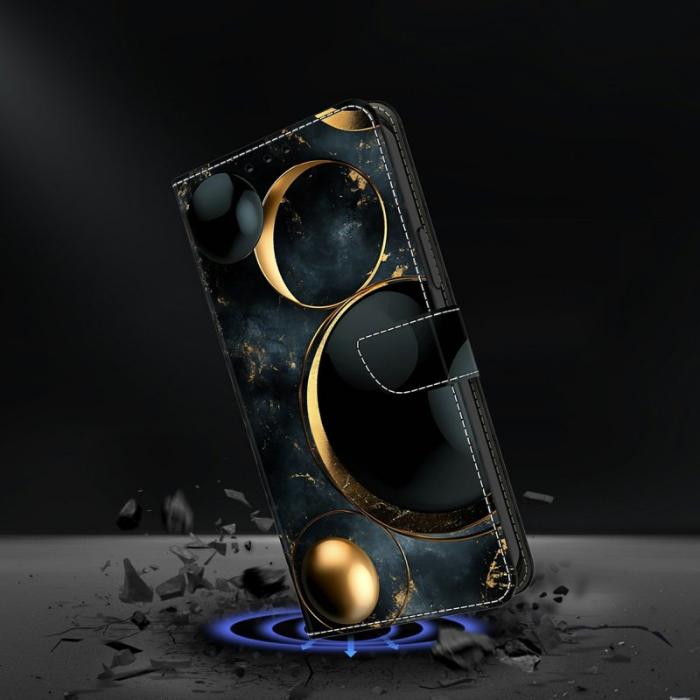 OEM - Plånboksfodral för Samsung Galaxy S26 Fällbart Ställ - Konstläder - Guld