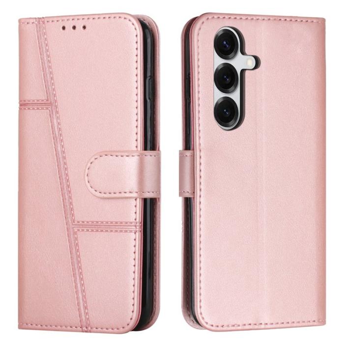 OEM - Plånboksfodral för Samsung Galaxy S26 Fällbart Ställ - Roséguld