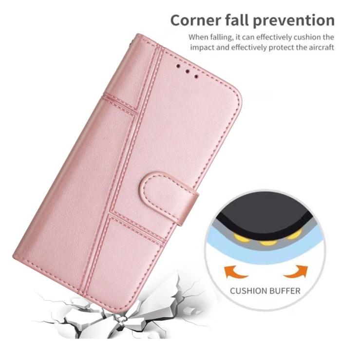 OEM - Plånboksfodral för Samsung Galaxy S26 Fällbart Ställ - Roséguld
