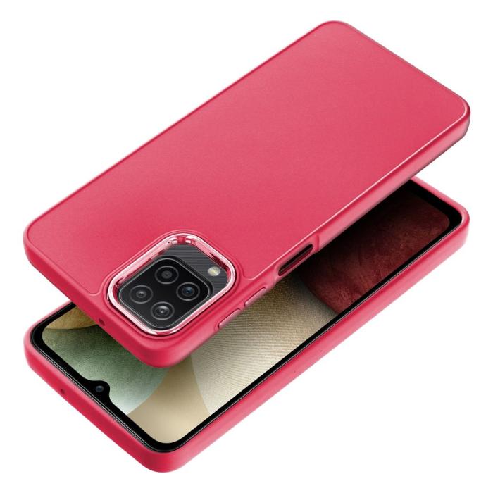 OEM - FRAME Skal för Samsung A12 magenta