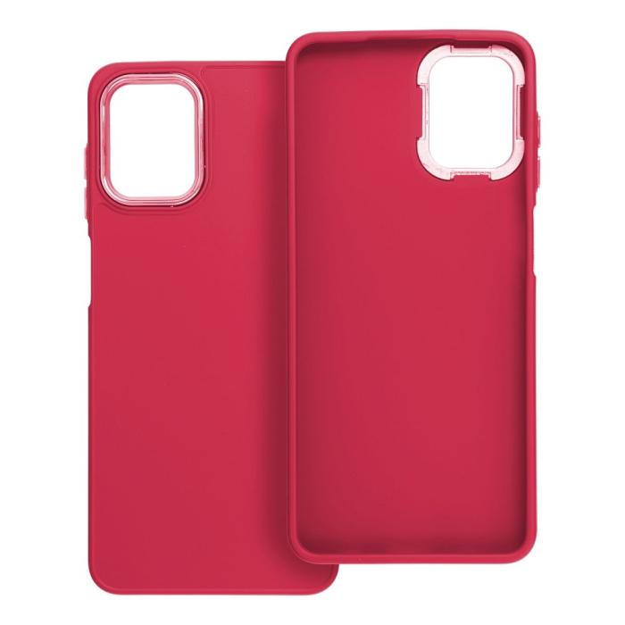 OEM - FRAME Skal för Samsung A12 magenta