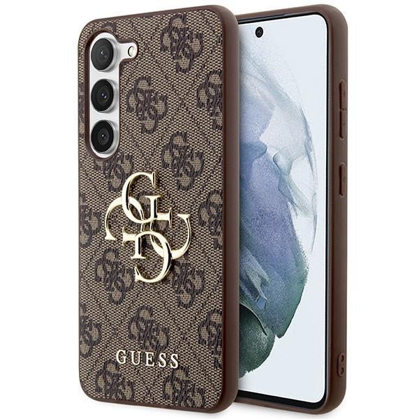 Guess Galaxy S24 Mobilskal Big Metall Logo - Brun | 2353 | AlltMobil