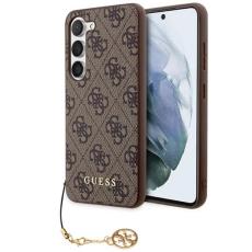 Guess - Guess Mobilskal till Galaxy S24 Charms Collection - Brun