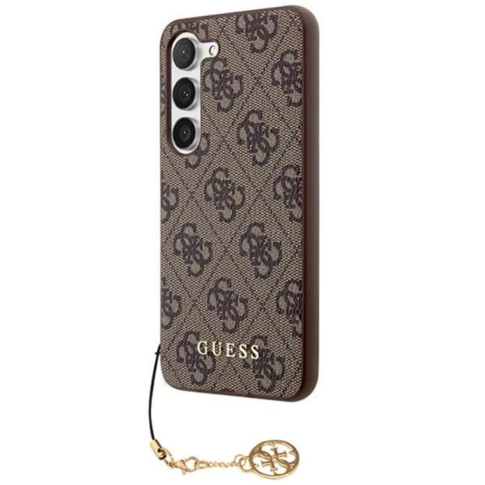 Guess - Guess Mobilskal till Galaxy S24 Charms Collection - Brun