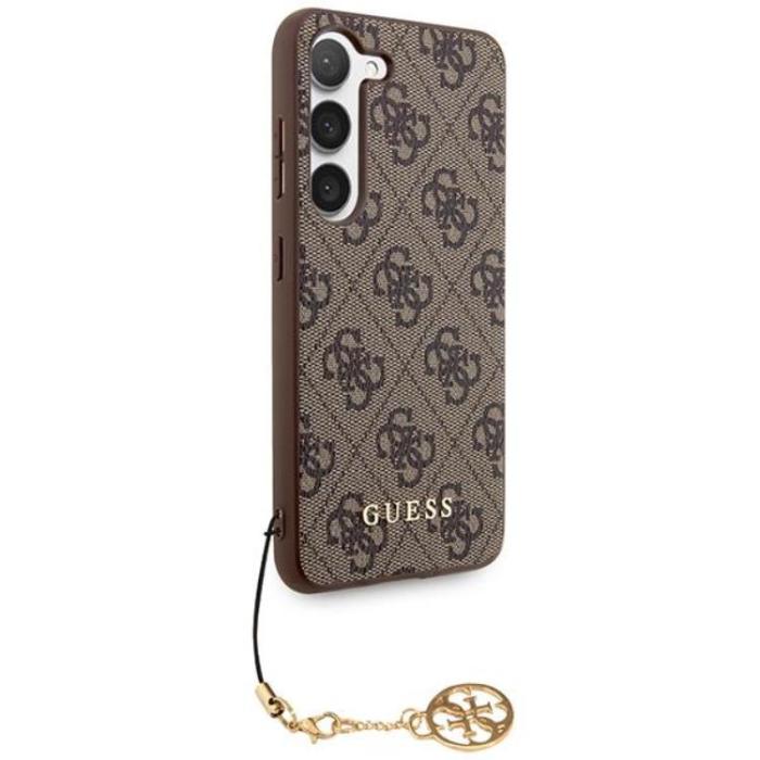 Guess - Guess Mobilskal till Galaxy S24 Charms Collection - Brun