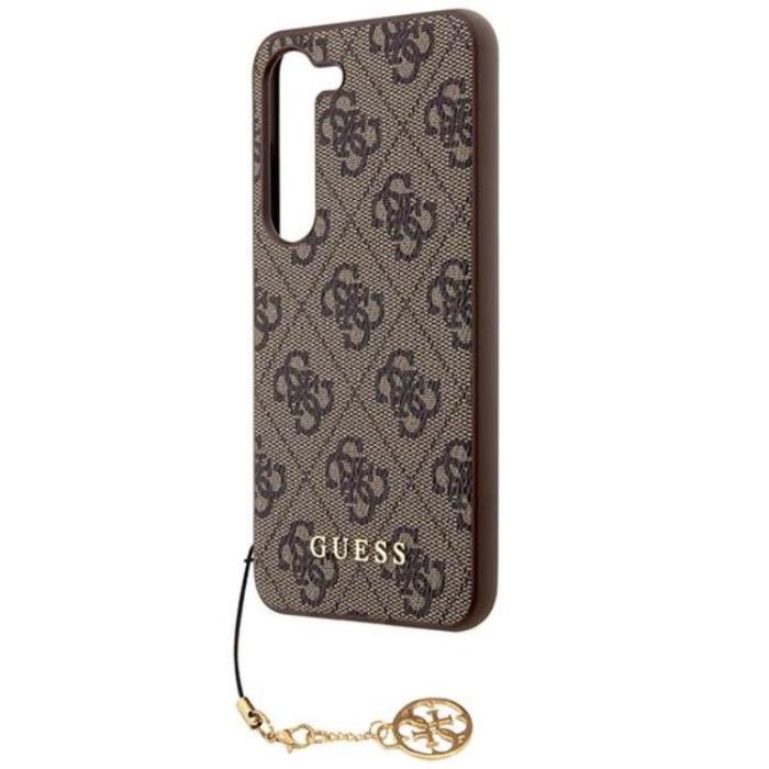 Guess - Guess Mobilskal till Galaxy S24 Charms Collection - Brun