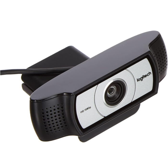 Logitech - Logitech C930c HD Smart 1080P Webbkamera med skydd - Svart