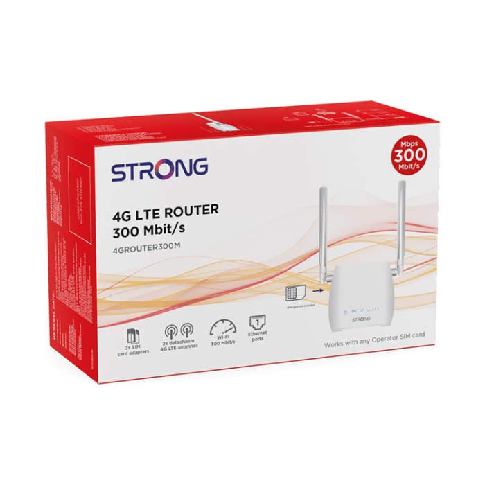 Strong - Strong 4G LTE Mobil Router 300 Mbit/s - Vit