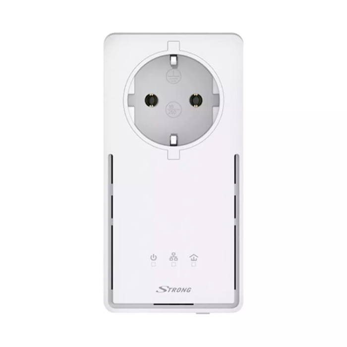 Strong - Strong Powerline 2000 Kit Hem Internet Plug - Vit