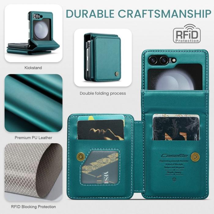 Caseme - CASEME C22 Fodral för Samsung Galaxy Z Flip7 FE 5G - Grön