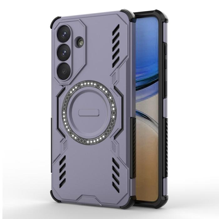 OEM - Mobilskal till Samsung Galaxy S26 Plus Magnetiskt Butterfly Armor PC + TPU Lila