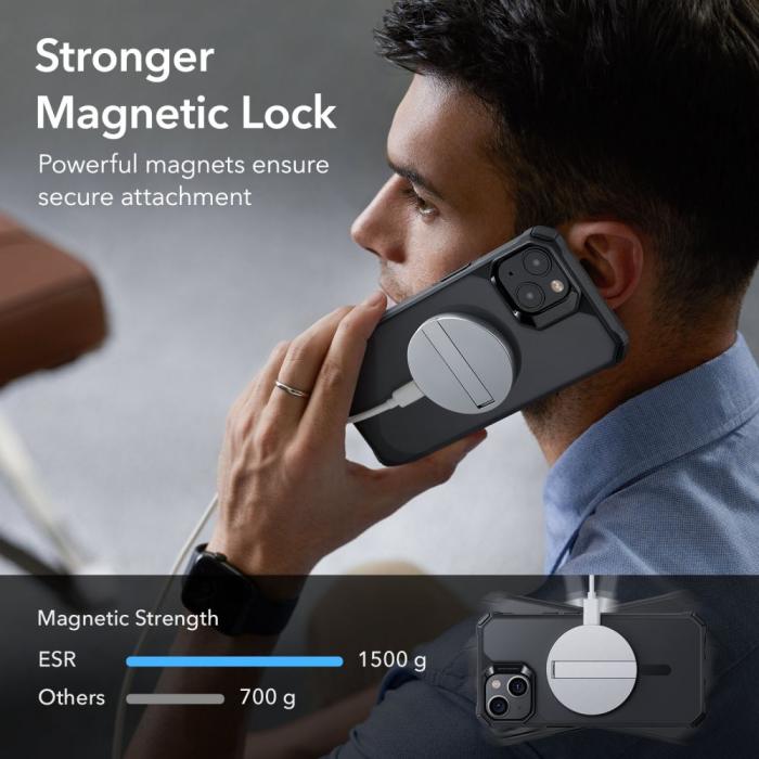 UTGATT1 - ESR iPhone 14 Plus Magsafe Skal Air Armor Halolock - Frosted Svart