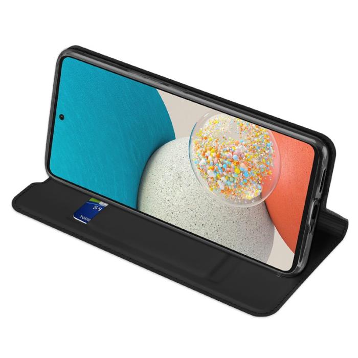 Dux Ducis - DUX DUCIS Skin Pro Samsung Galaxy A53 Plånboksfodral KonstLäder - Svart