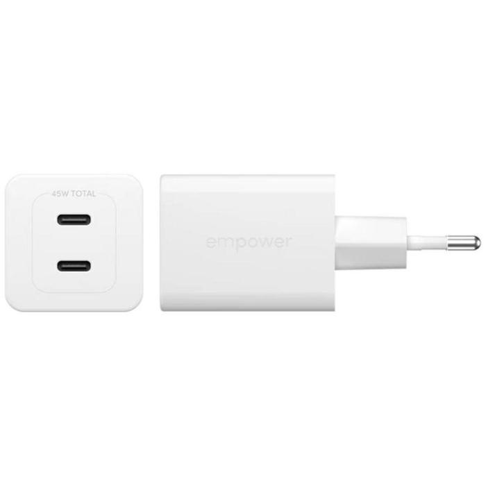 PanzerGlass - Empower by PanzerGlass Snabbladdare 45W 2xUSB-C - Silver