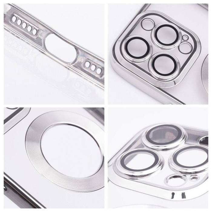 OEM - iPhone 16 Plus Mobilskal Glam - Silver