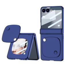 GKK - GKK Samsung Galaxy Z Flip7 Fodral - PC Tempered Glass - Bl&aring;