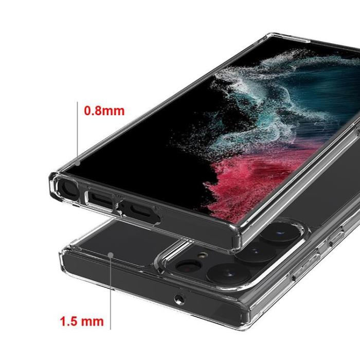 UTGATT - Tech-Protect Galaxy S23 Ultra Flexair Hybrid - Transparent