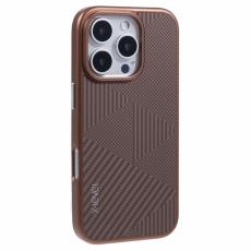 X-Level - X-LEVEL Mobilskal till iPhone 16 Pro Magnetiskt Rhombus Guld