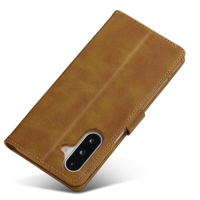 LC.imeeke - LC.IMEEKE Samsung Galaxy A17 Plånboksfodral Konstläder - Gul