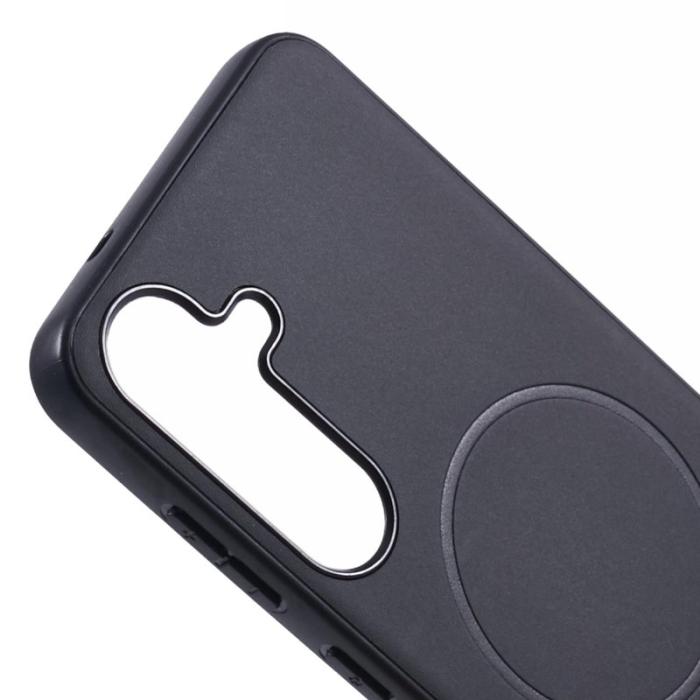 X-Level - X-LEVEL Mobilskal till Samsung Galaxy S25 MagSafe PC TPU PU Svart