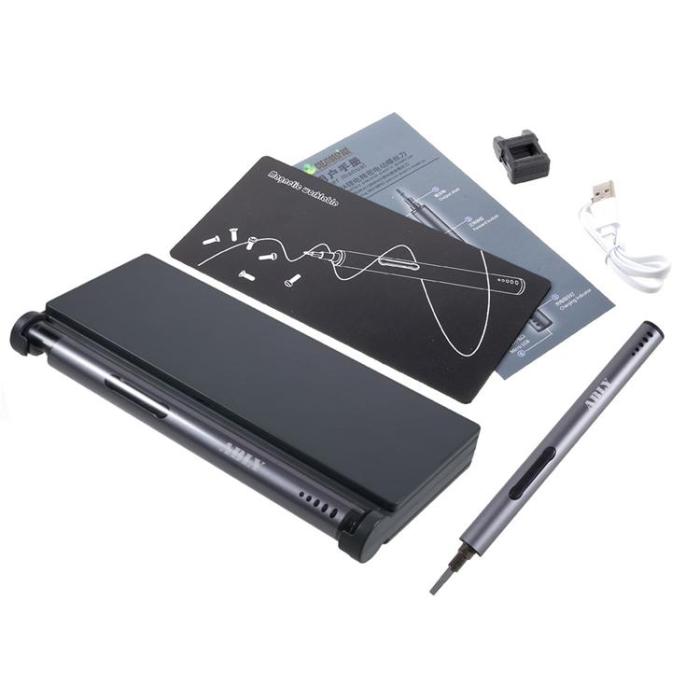 OEM - Litiumbatteri Precision Elektrisk Smart Reparationsverktyg med 55 Skruvbits