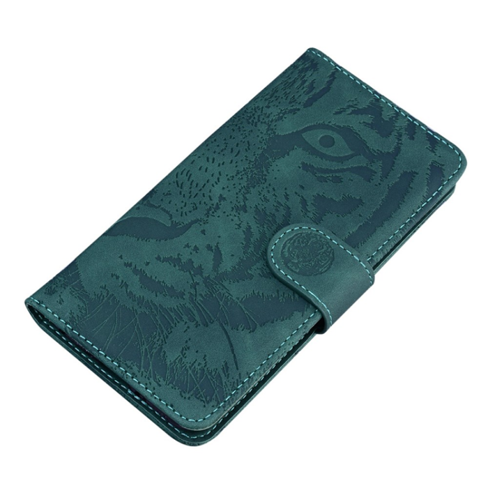 OEM - Sony Xperia 1 VII Plånboksfodral Tiger Print - Grön
