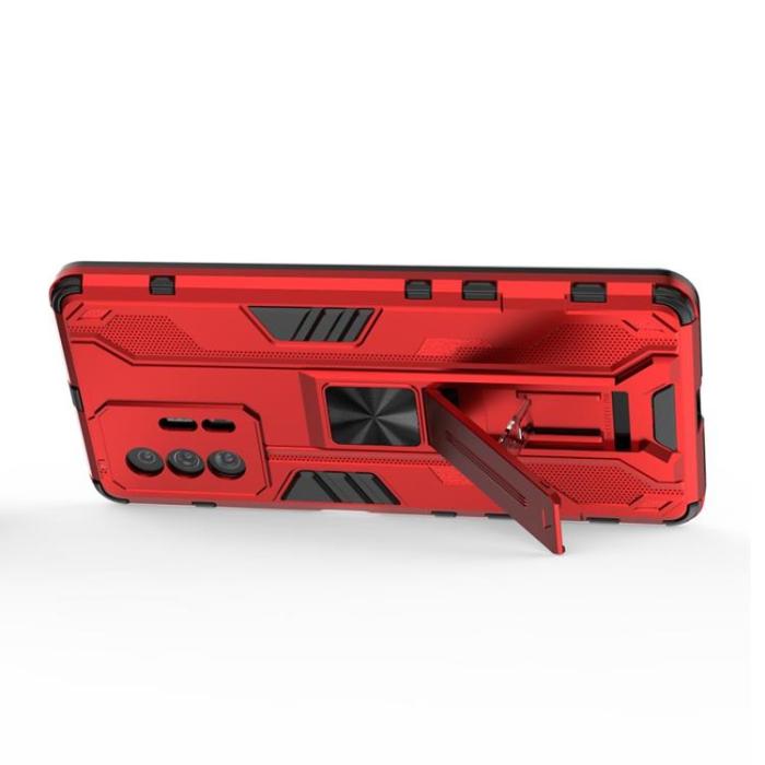 A-One Brand - Hybrid Kick Stand Skal Xiaomi 11T / 11T Pro - Röd