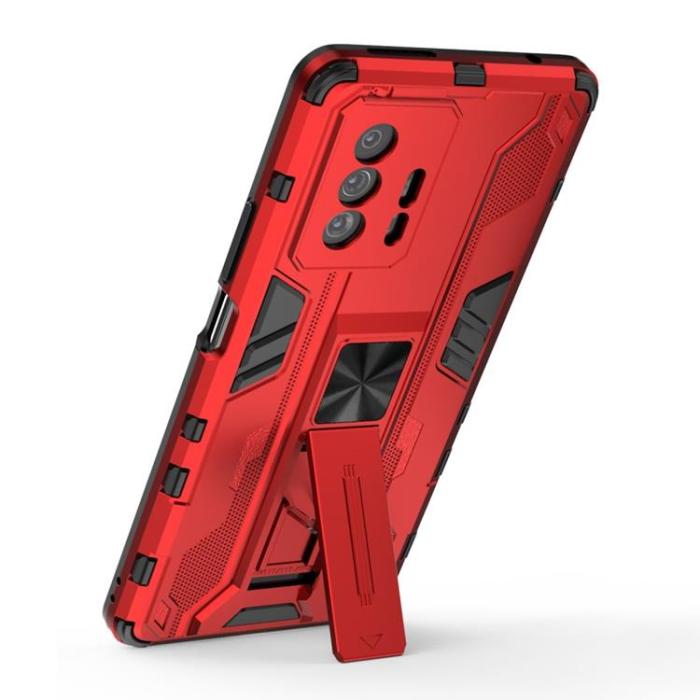 A-One Brand - Hybrid Kick Stand Skal Xiaomi 11T / 11T Pro - Röd