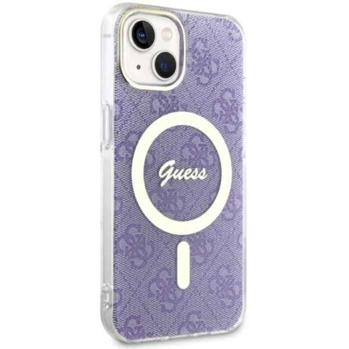 Guess - Guess iPhone 14 Plus Mobilskal MagSafe - Lila