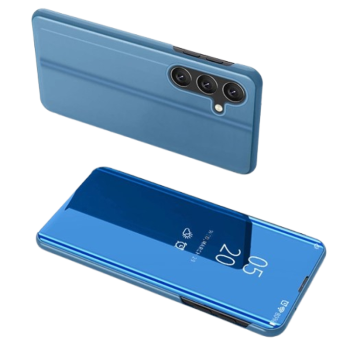 OEM - Galaxy S25 Plus Fodral Clear View - Blå