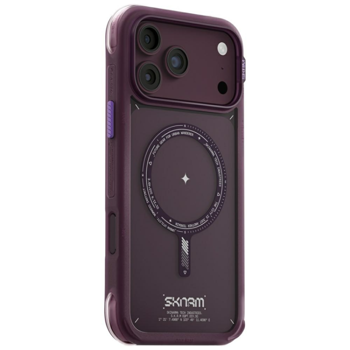 Skinarma - Skinarma Mobilskal För iPhone 18 Pro/17 Pro Magsafe Avion - Burgundy