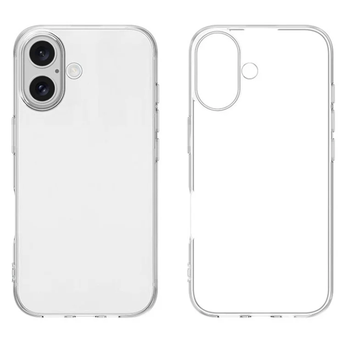 OEM - iPhone 16 Plus Mobilskal Ultra Slim 0.5mm - Transparent