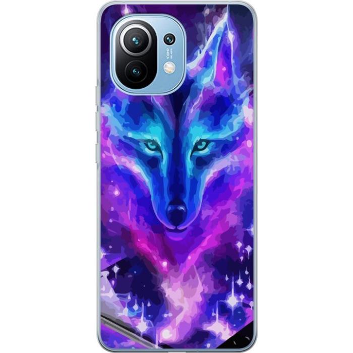 iSecrets - Mobilskal till Xiaomi Mi 11 med Neon Varg