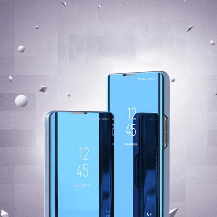 OEM - Galaxy A73 Fodral Clear View Flip - Blå