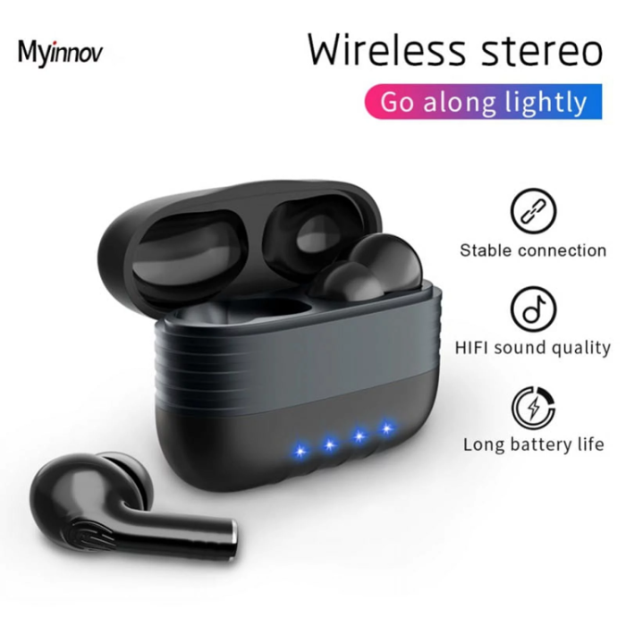 Myinnov - Myinnov M30 In-Ear Bluetooth Trådlösa Hörlurar - Svart