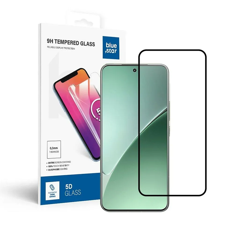 Blue Star Xiaomi 15 Pro Härdat Glas Skärmskydd - Svart | 5468 | AlltMobil
