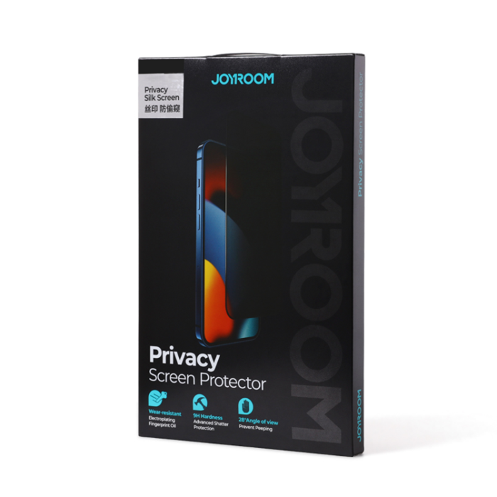 Joyroom - Joyroom iPhone 14 Plus Härdat Glas Skärmskydd Privacy 2.5D